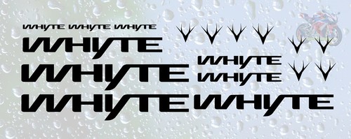 17pc whyte decal sticker set - 17pc,