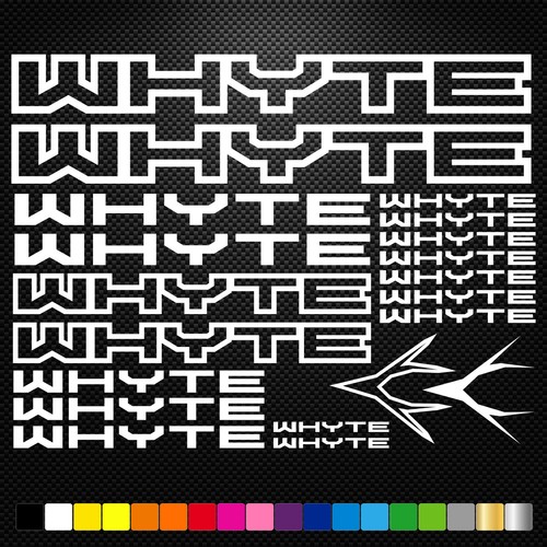 Fits whyte vinyl stickers - whyte,